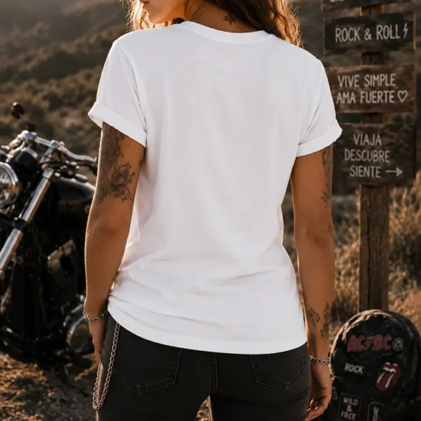 Polera Good Vibes - Woman - BlancoBlack Bird