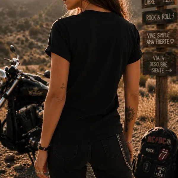 Polera Good Vibes - Woman - NegroBlack Bird