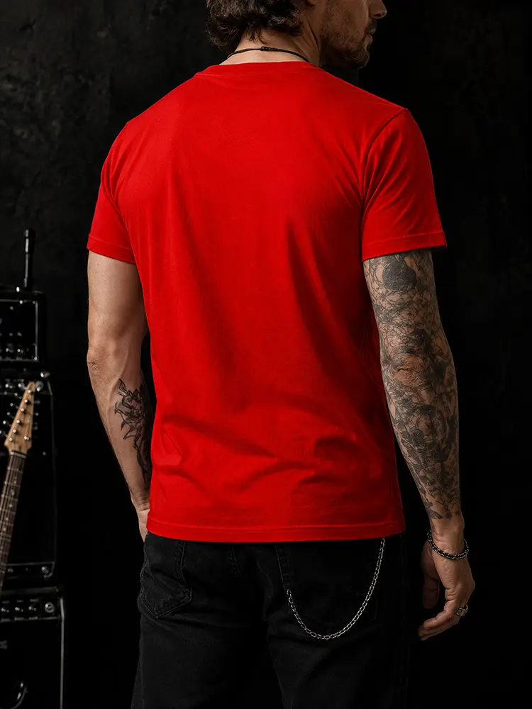 polera rock roja 3 polera rock roja 3